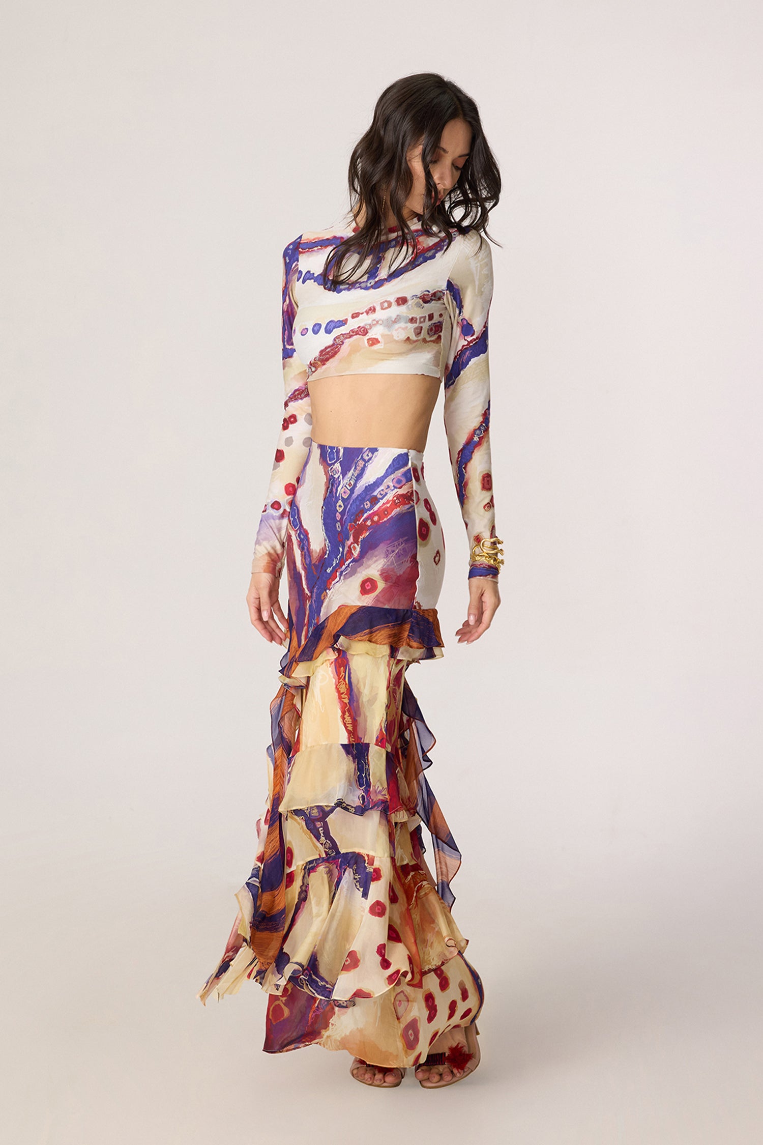 Zavi Blouse, Marieya Skirt
