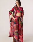 Belen Trench, Zavi Blouse, Vellora Trousers