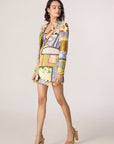 Rebekkah Blazer, Juniper Bustier, Cinnora Skort