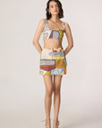 Rebekkah Blazer, Juniper Bustier, Cinnora Skort