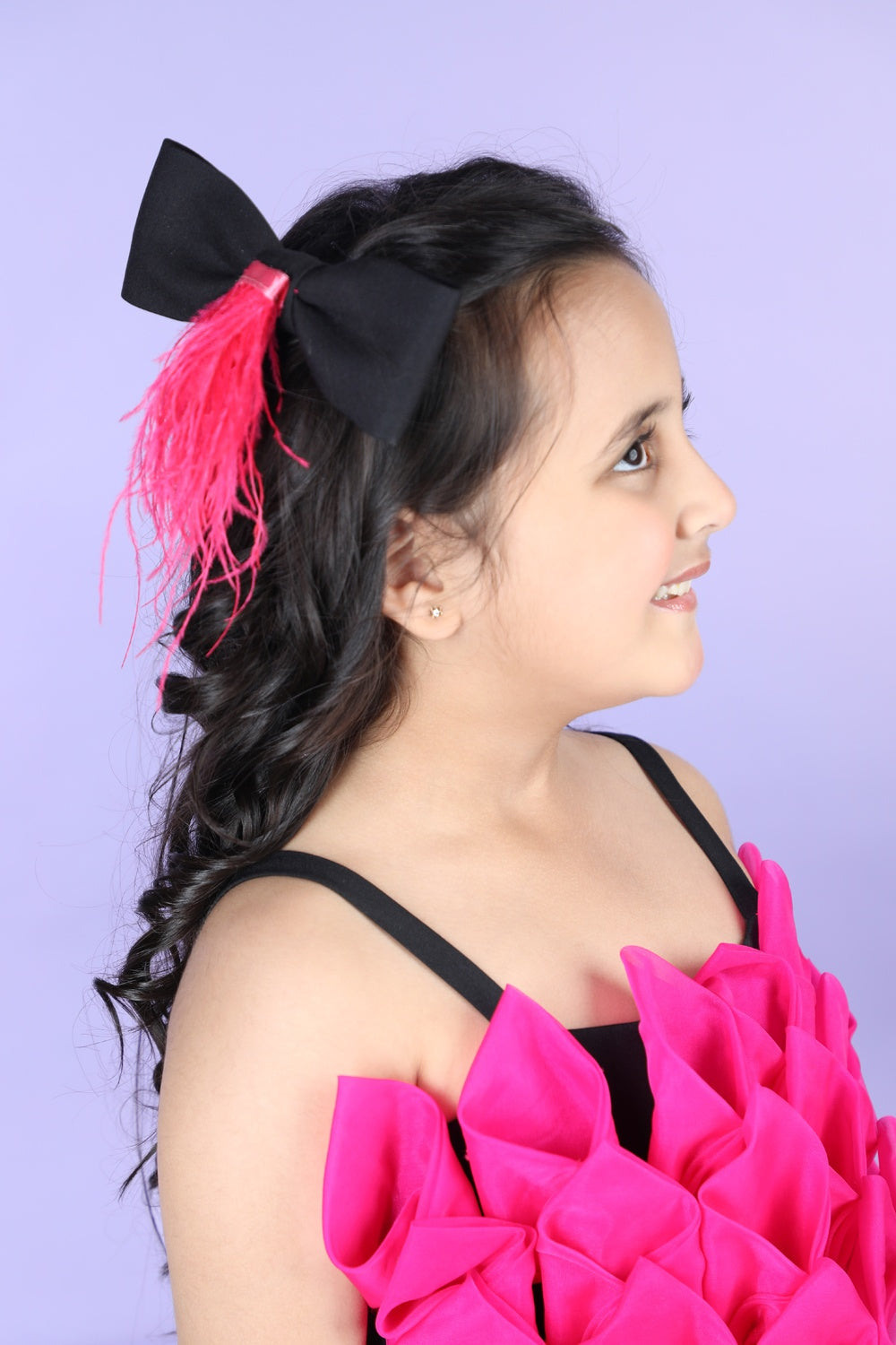 Jumpsuit Emblissed with Fabric Flower In Contrast Color