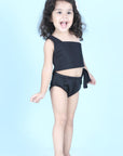 Two Piece Costume with Off Shoulder and Side Knot