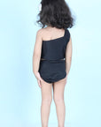 Two Piece Costume with Off Shoulder and Side Knot