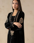 Monarch Black Velvet Suit Set