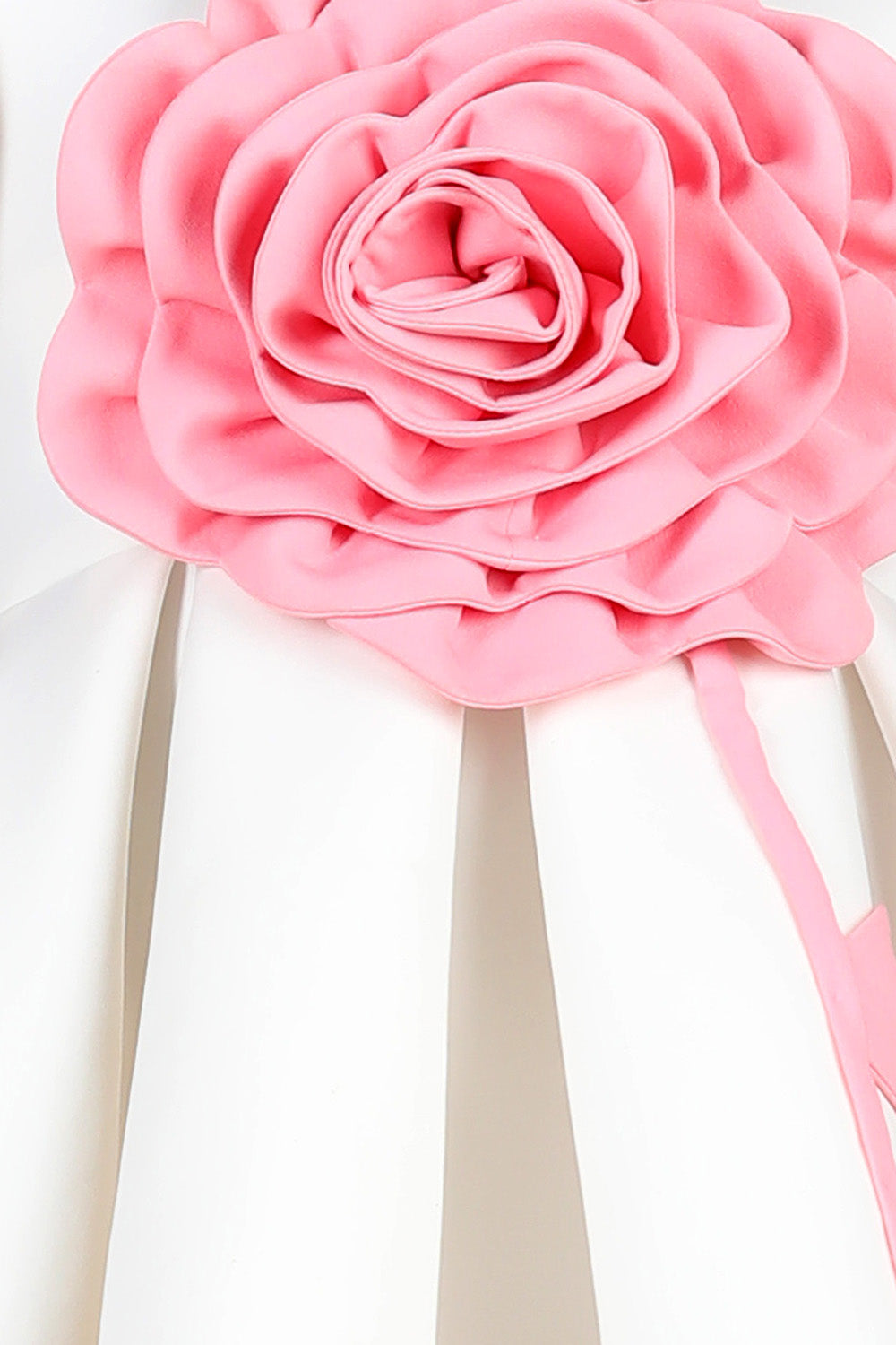 White Dress with Flowers